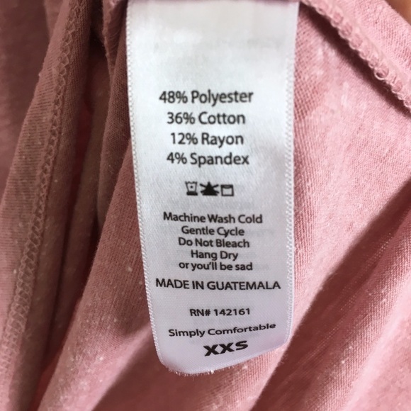 LULAROE Irma Tunic Top Oversized Hi Lo Solid Heathered Lagenlook Size XXS NWT - Picture 7 of 10